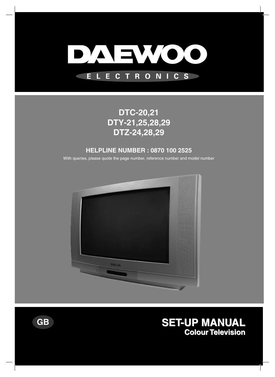 Daewoo DTC-20 User Manual | 18 pages