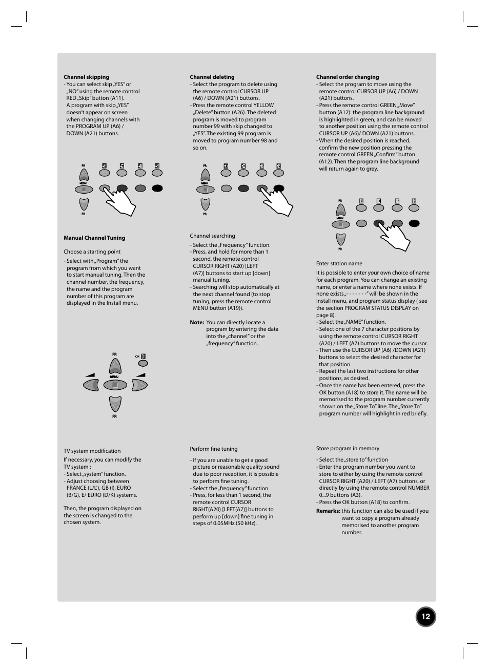 Daewoo DTC-20 User Manual | Page 13 / 18