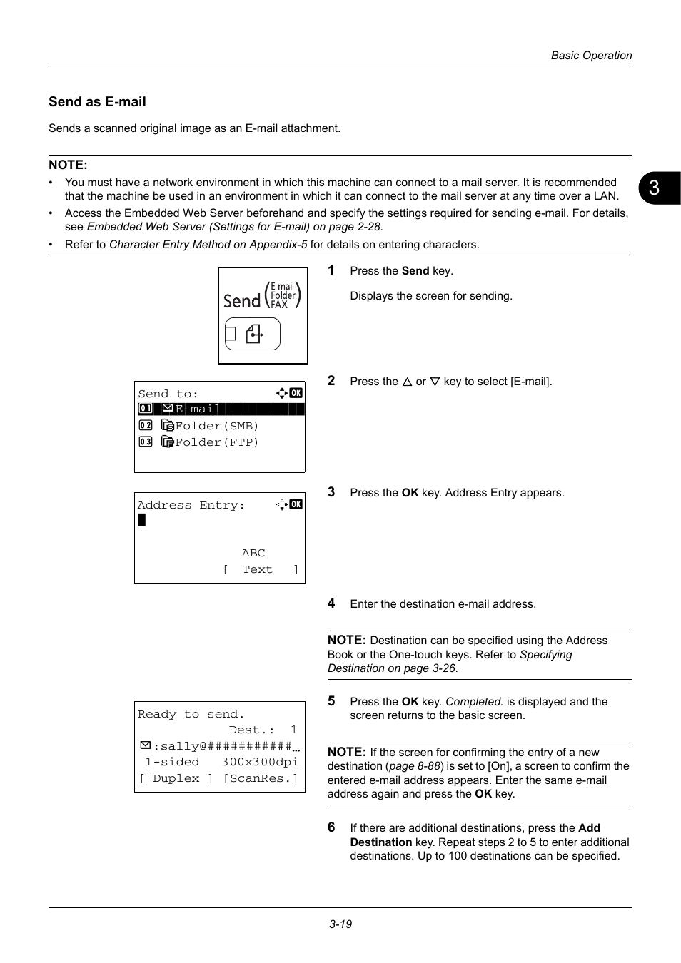 Send as e-mail | TA Triumph-Adler DC 6140L User Manual | Page 109 / 446