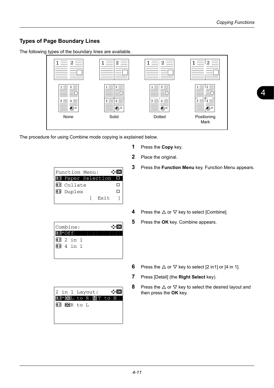 TA Triumph-Adler DC 6140L User Manual | Page 131 / 446