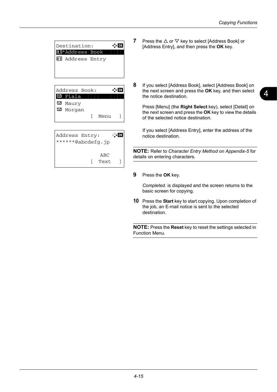 TA Triumph-Adler DC 6140L User Manual | Page 135 / 446