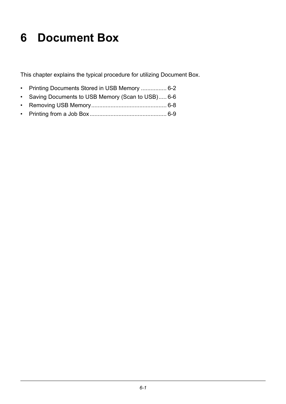 6 document box, Document box, 6 - document box | TA Triumph-Adler DC 6140L User Manual | Page 165 / 446