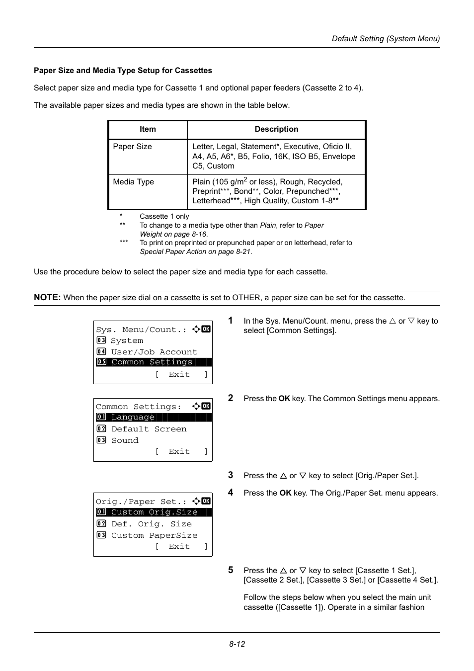 TA Triumph-Adler DC 6140L User Manual | Page 208 / 446
