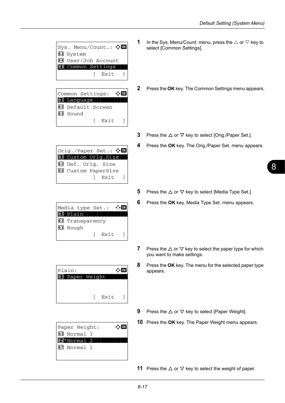 TA Triumph-Adler DC 6140L User Manual | Page 213 / 446