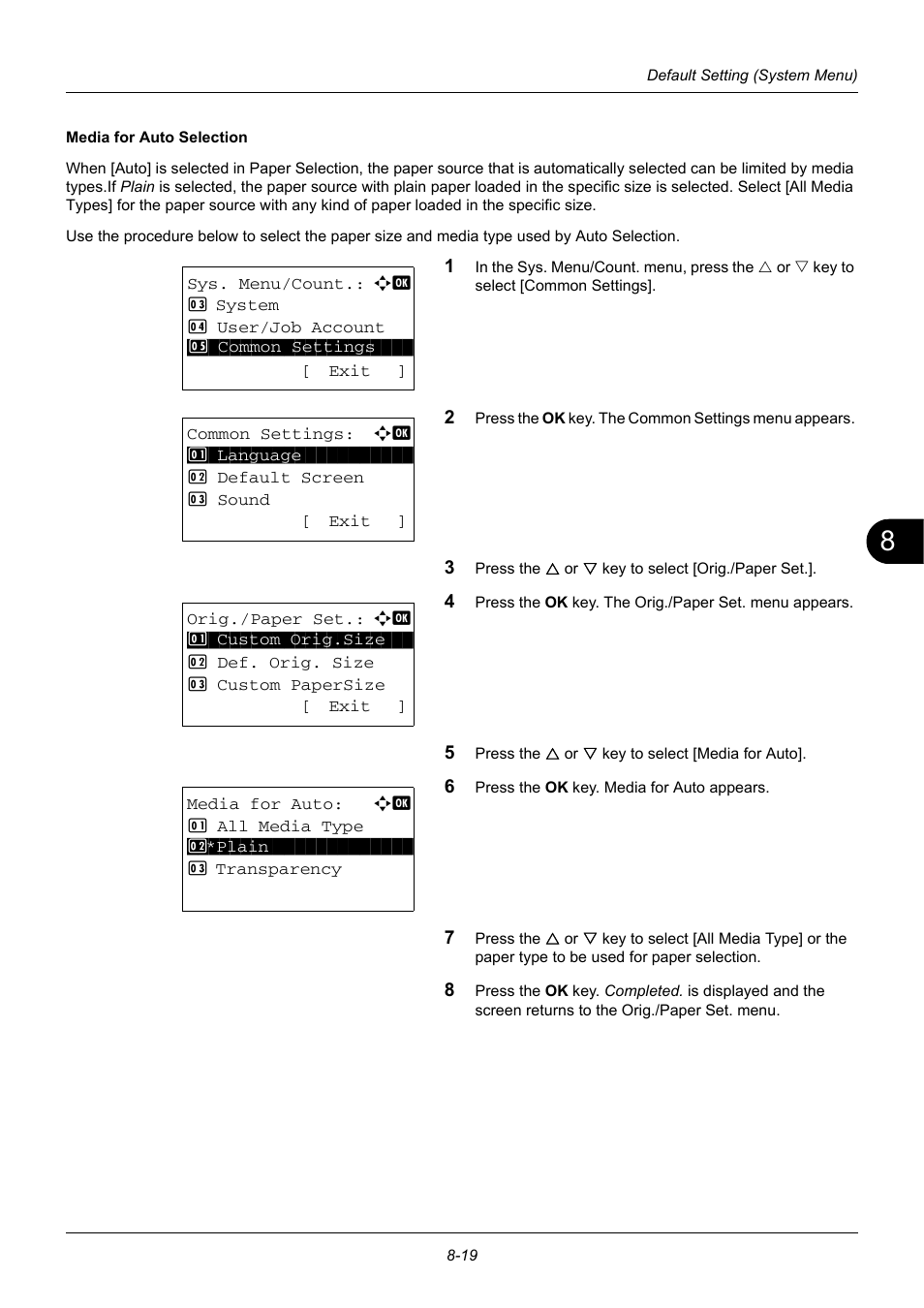 TA Triumph-Adler DC 6140L User Manual | Page 215 / 446