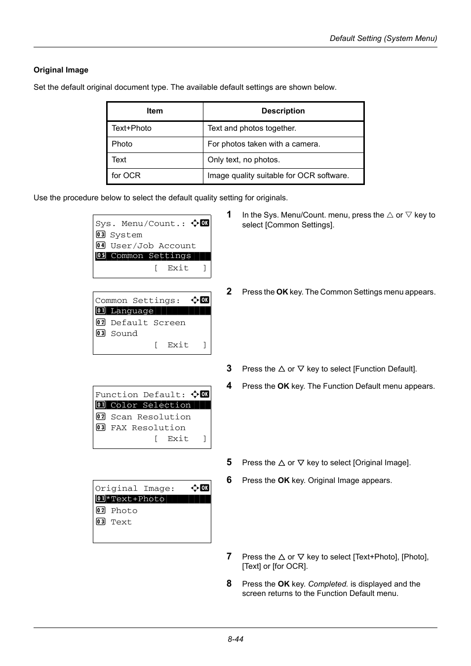 TA Triumph-Adler DC 6140L User Manual | Page 240 / 446