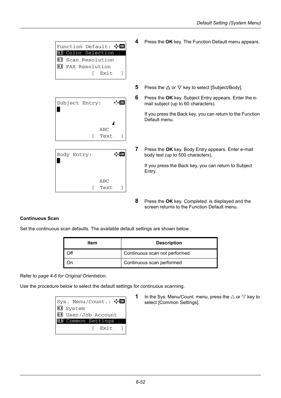 TA Triumph-Adler DC 6140L User Manual | Page 248 / 446