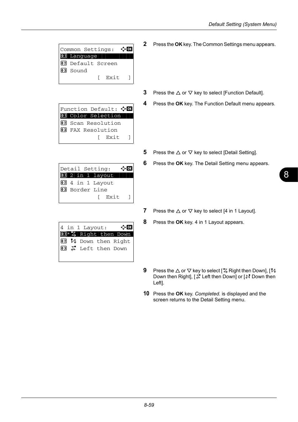 TA Triumph-Adler DC 6140L User Manual | Page 255 / 446