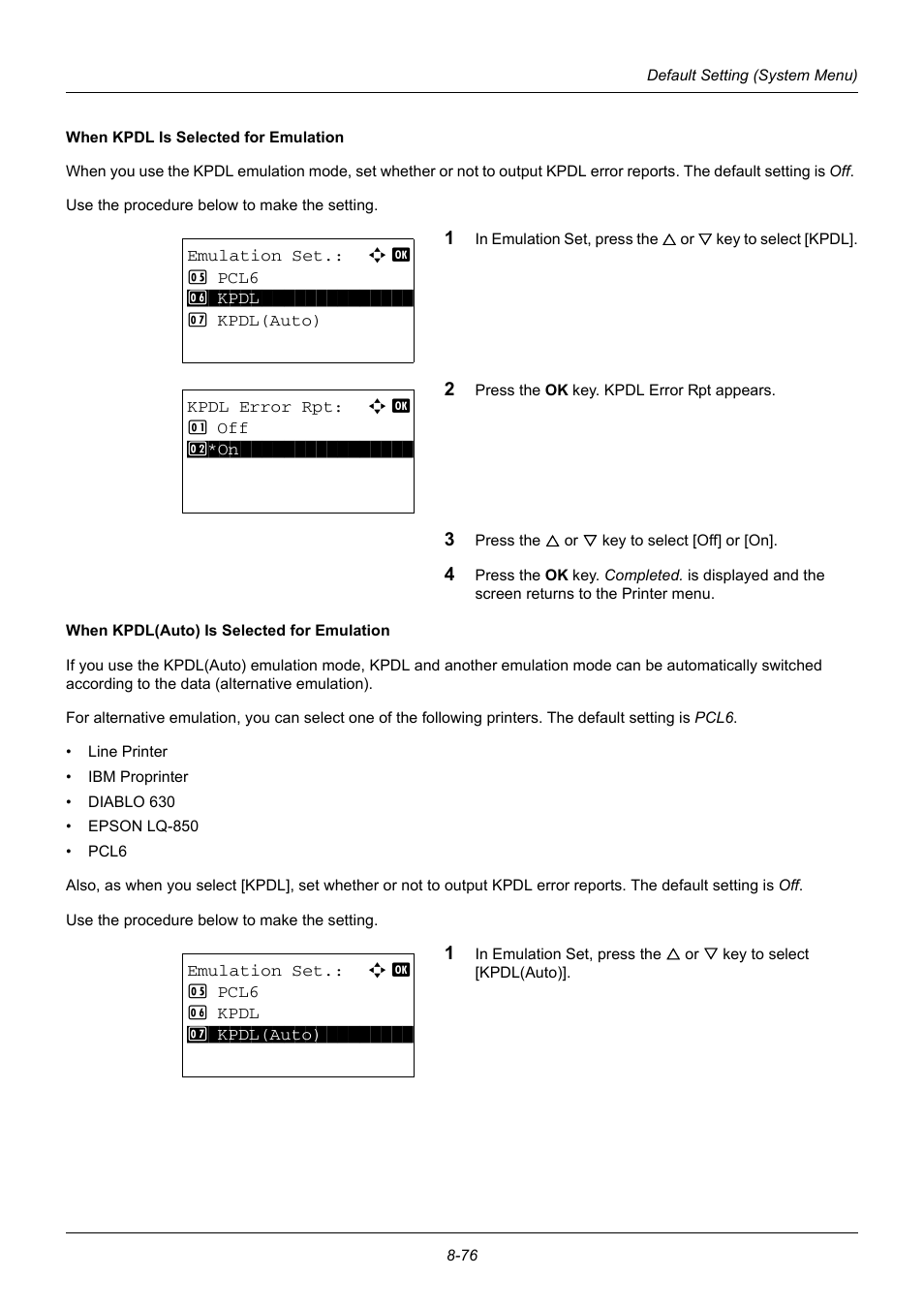 TA Triumph-Adler DC 6140L User Manual | Page 272 / 446