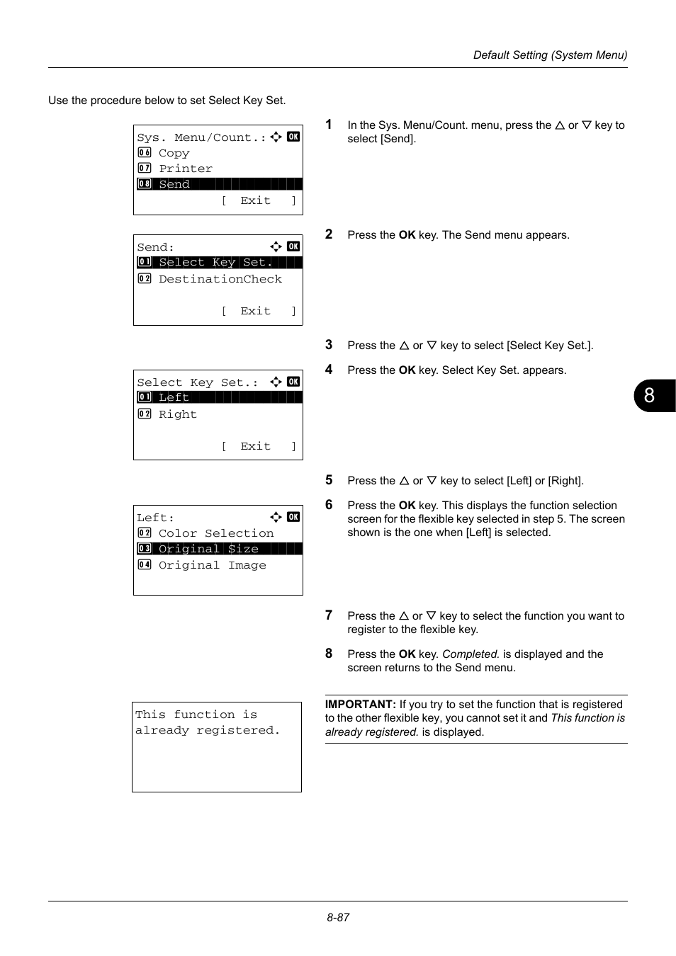 TA Triumph-Adler DC 6140L User Manual | Page 283 / 446