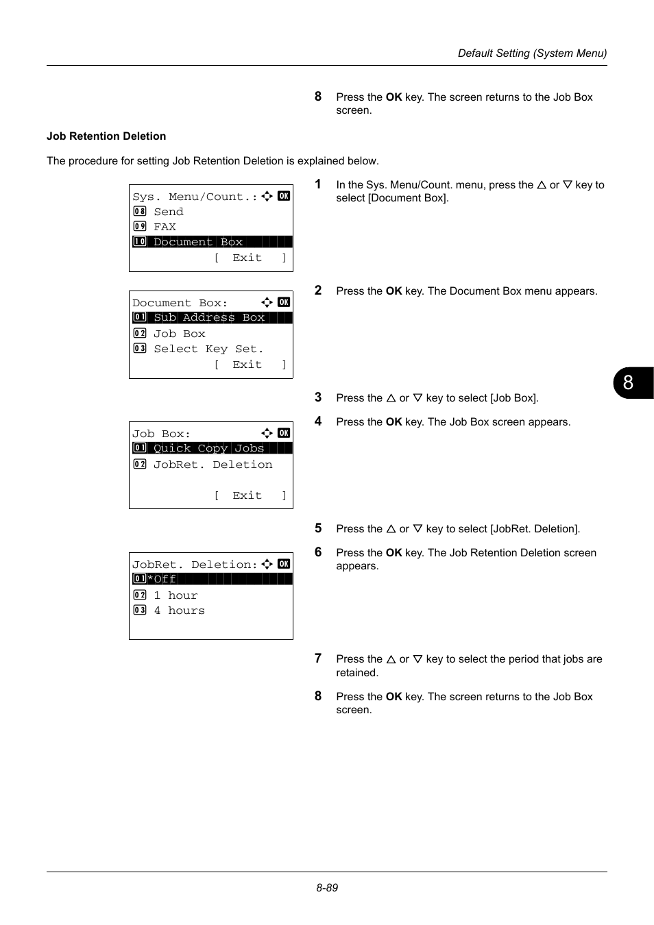 TA Triumph-Adler DC 6140L User Manual | Page 285 / 446