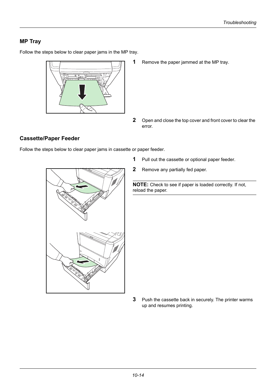 Mp tray, Cassette/paper feeder | TA Triumph-Adler DC 6140L User Manual | Page 370 / 446