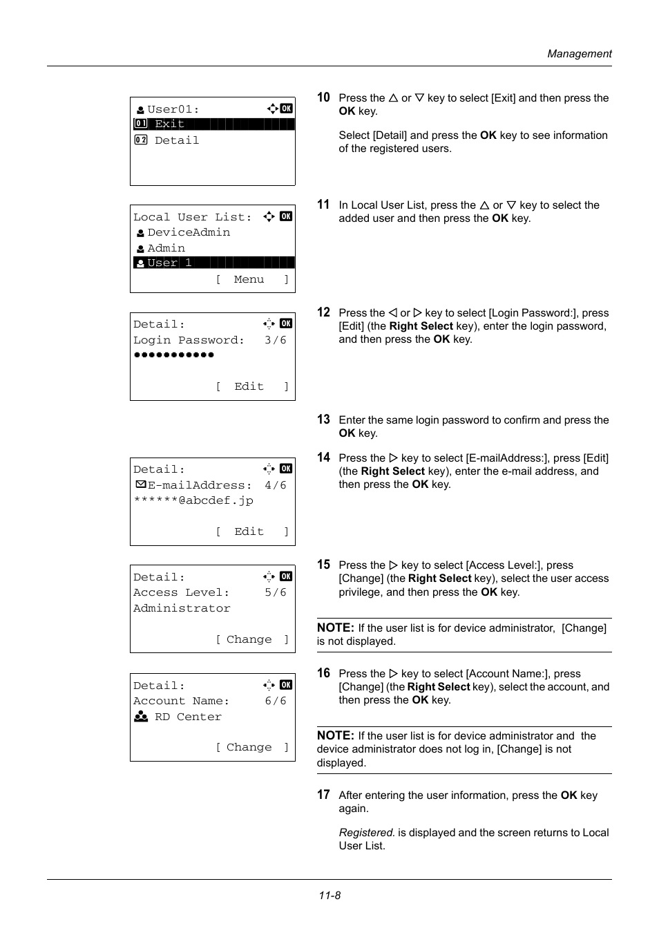 TA Triumph-Adler DC 6140L User Manual | Page 382 / 446