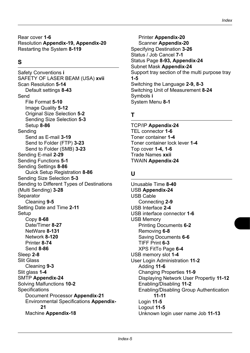 TA Triumph-Adler DC 6140L User Manual | Page 443 / 446