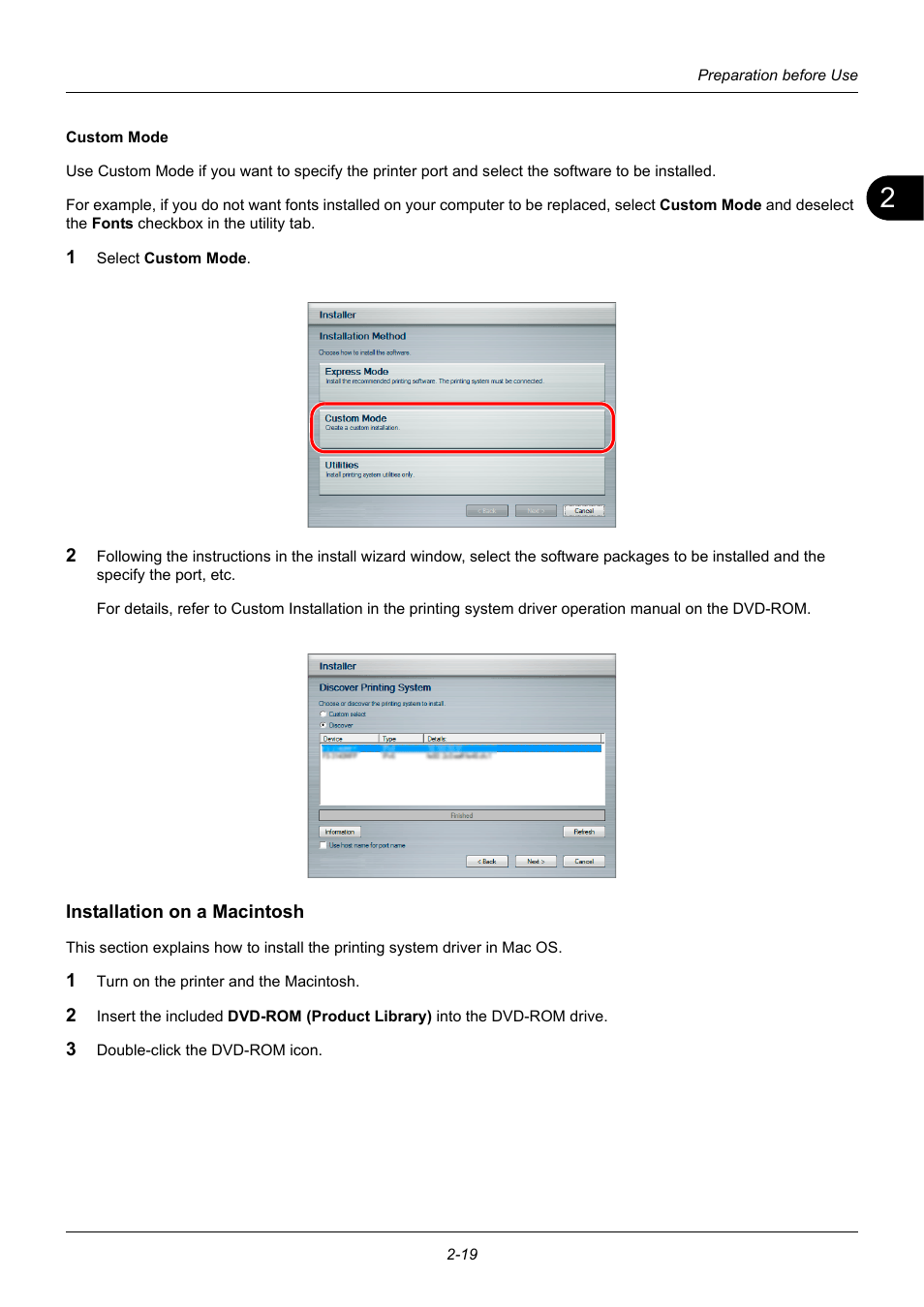 Installation on a macintosh | TA Triumph-Adler DC 6140L User Manual | Page 53 / 446