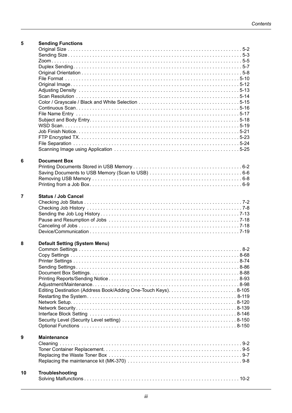 TA Triumph-Adler DC 6140L User Manual | Page 6 / 446