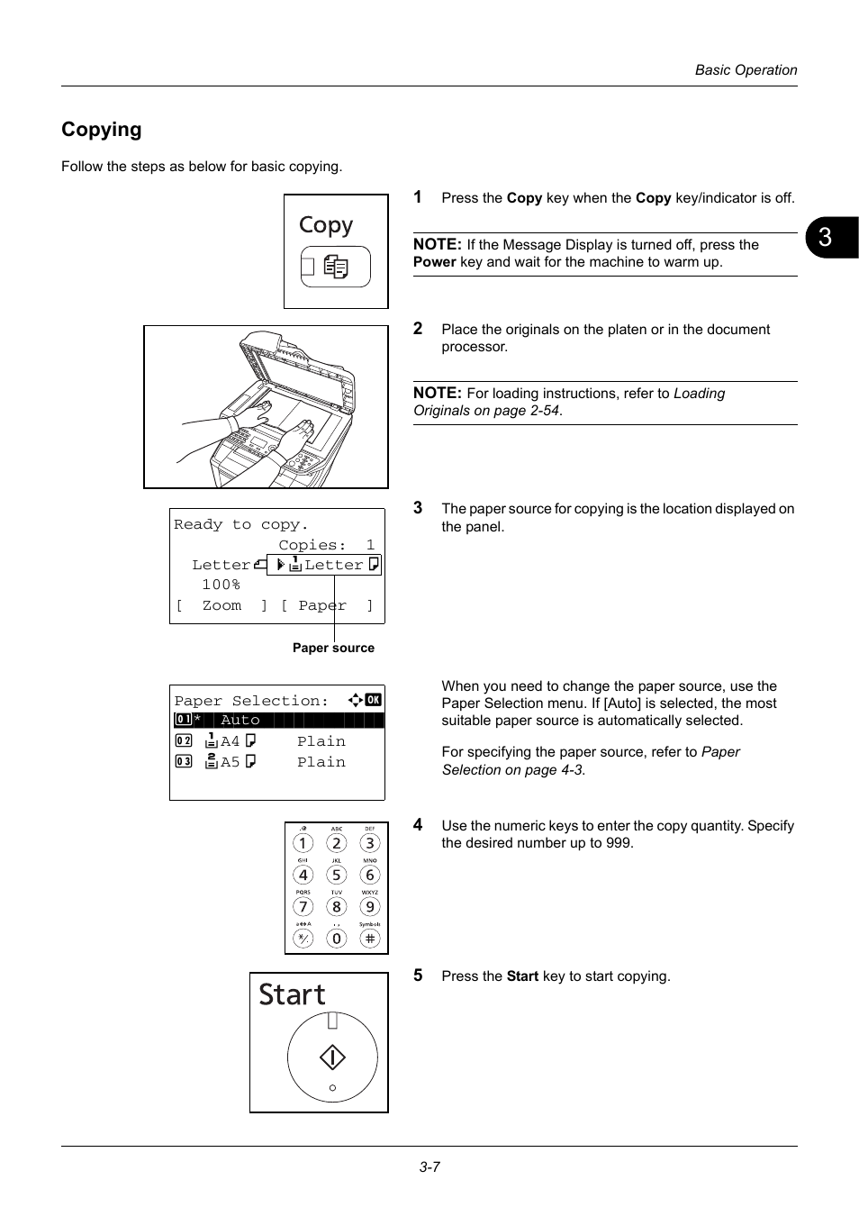 Copying, Copying -7 | TA Triumph-Adler DC 6140L User Manual | Page 97 / 446