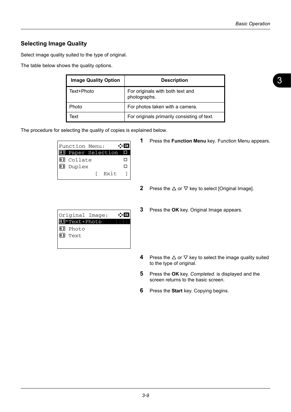 Selecting image quality | TA Triumph-Adler DC 6140L User Manual | Page 99 / 446