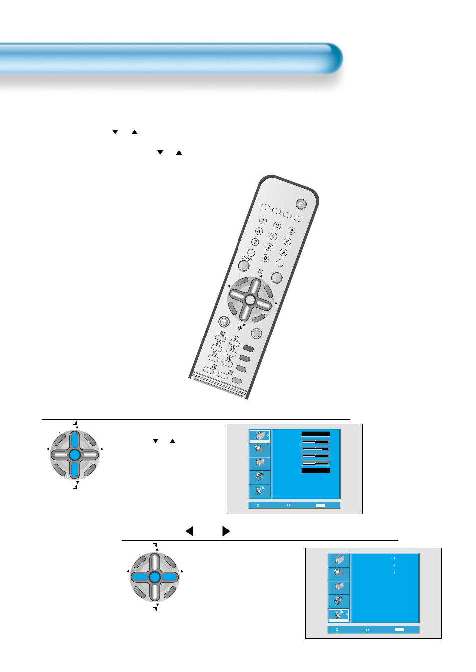 Install program, Auto setup, Press the “menu” button | Press the “ vol ” button | Daewoo DT-4280 NH User Manual | Page 19 / 72