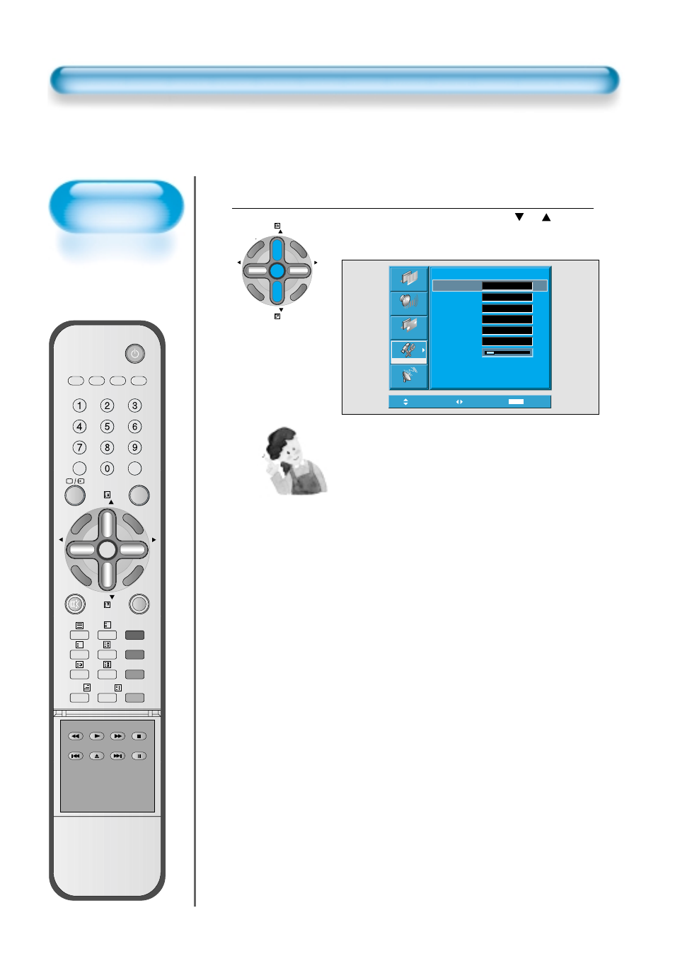 Off-time and wake time setting, Time setting functions, Time setting | Select functions by pressing the | Daewoo DT-4280 NH User Manual | Page 63 / 72