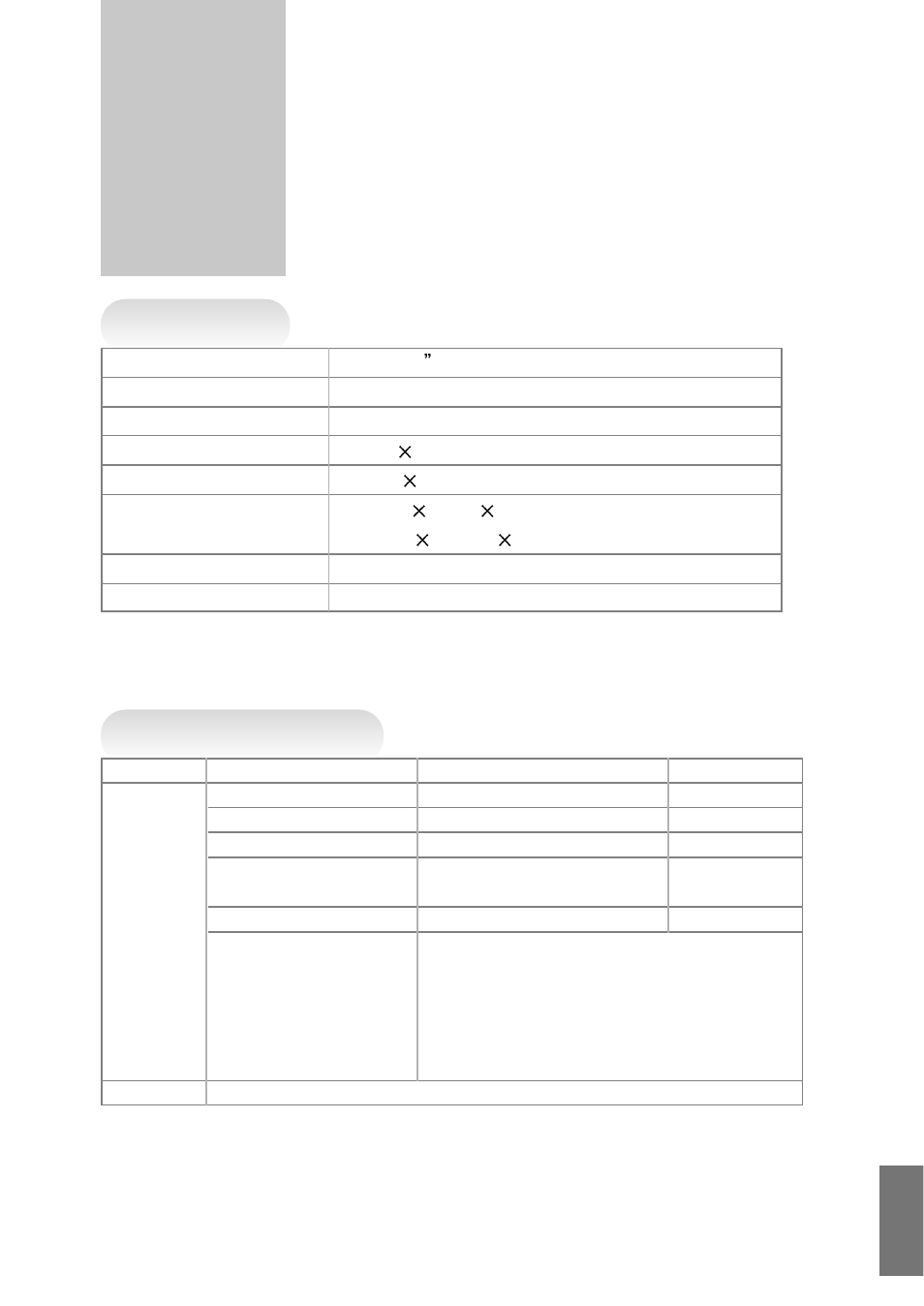 Specifications, Display unit connection terminal | Daewoo DT-4280 NH User Manual | Page 72 / 72