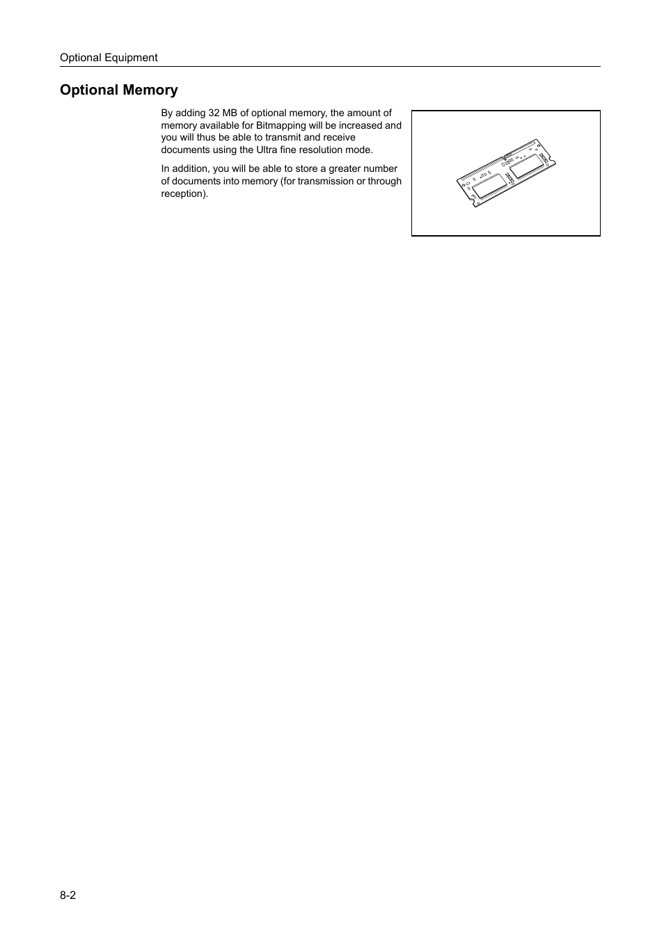 Optional memory, Optional memory -2 | TA Triumph-Adler DCC 2520 User Manual | Page 206 / 242