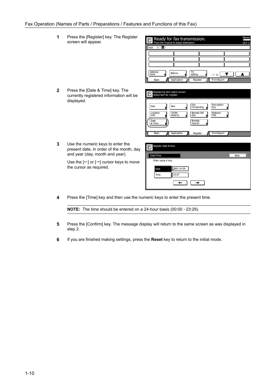 Ready for fax transmission | TA Triumph-Adler DCC 2520 User Manual | Page 26 / 242