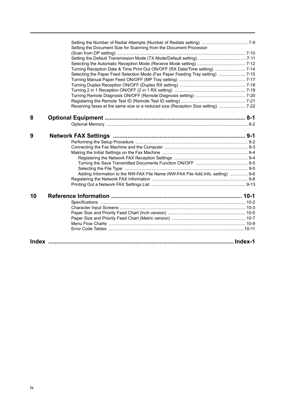 TA Triumph-Adler DCC 2520 User Manual | Page 6 / 242