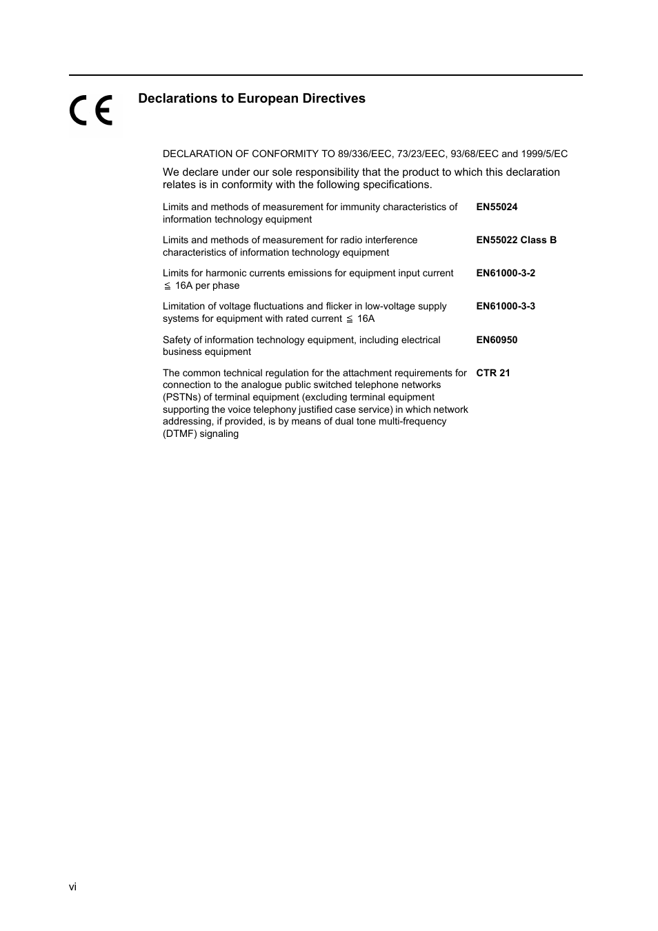Declarations to european directives | TA Triumph-Adler DCC 2520 User Manual | Page 8 / 242