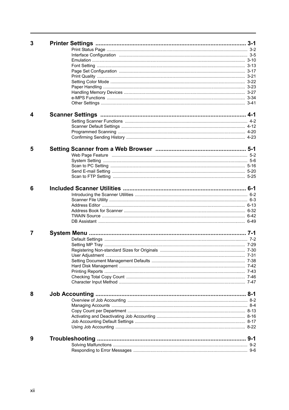 TA Triumph-Adler DCC 2520 User Manual | Page 14 / 378