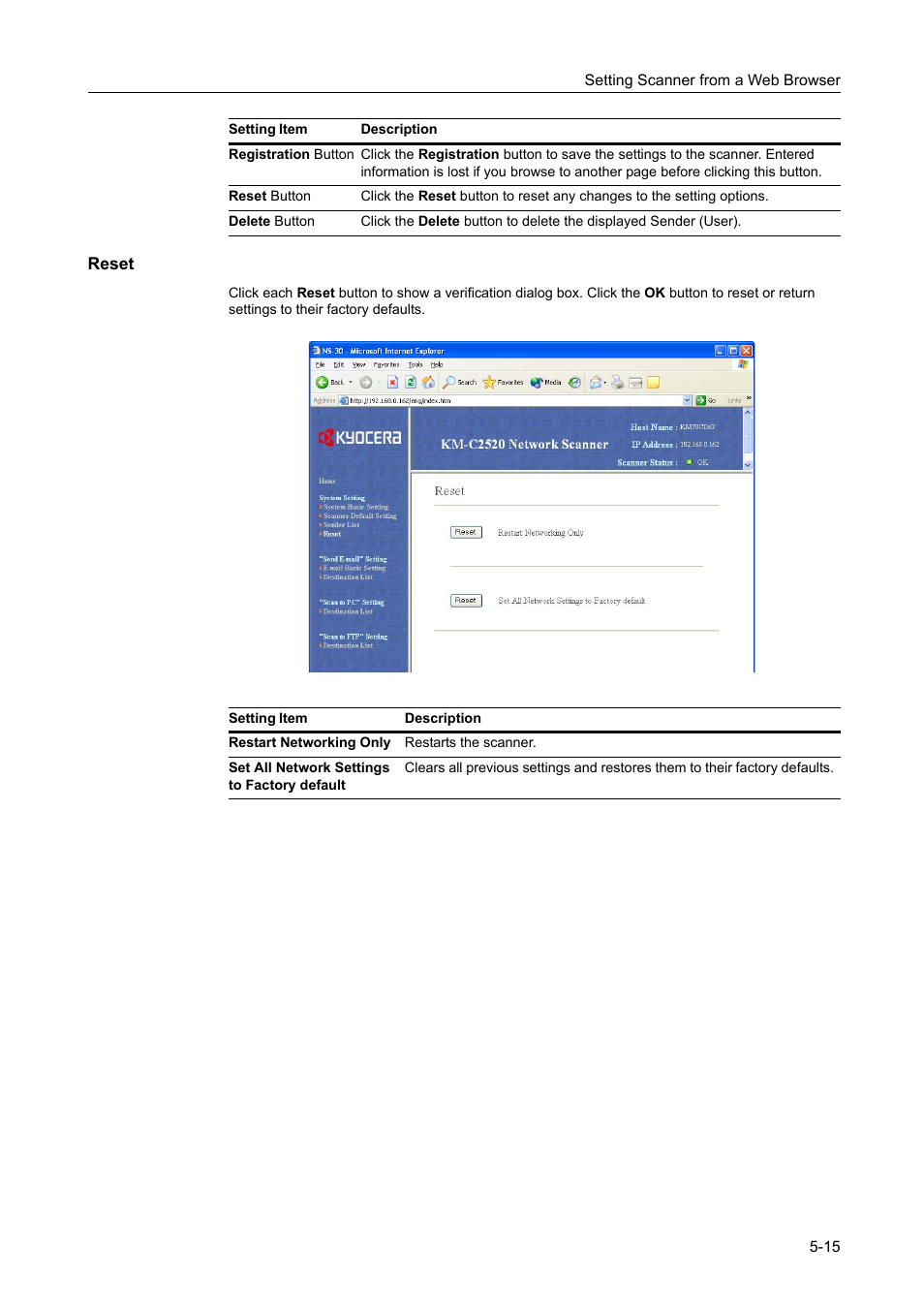 Reset | TA Triumph-Adler DCC 2520 User Manual | Page 181 / 378