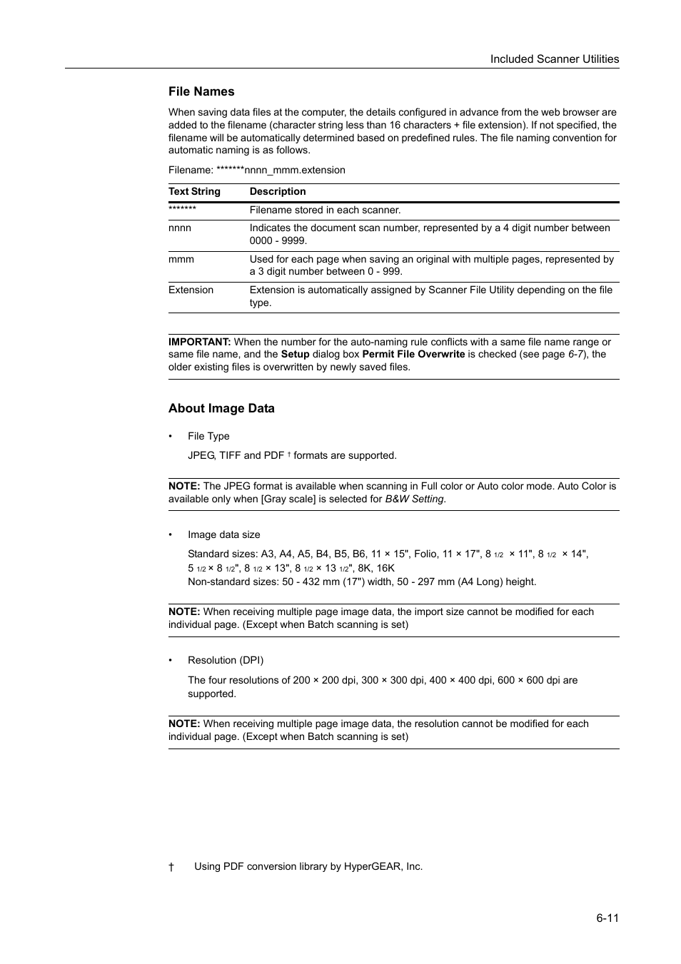 File names, About image data | TA Triumph-Adler DCC 2520 User Manual | Page 203 / 378