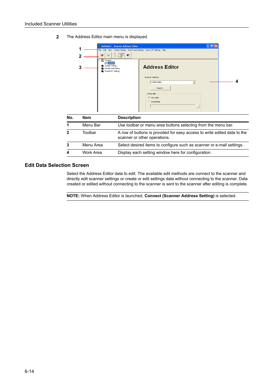 Edit data selection screen | TA Triumph-Adler DCC 2520 User Manual | Page 206 / 378