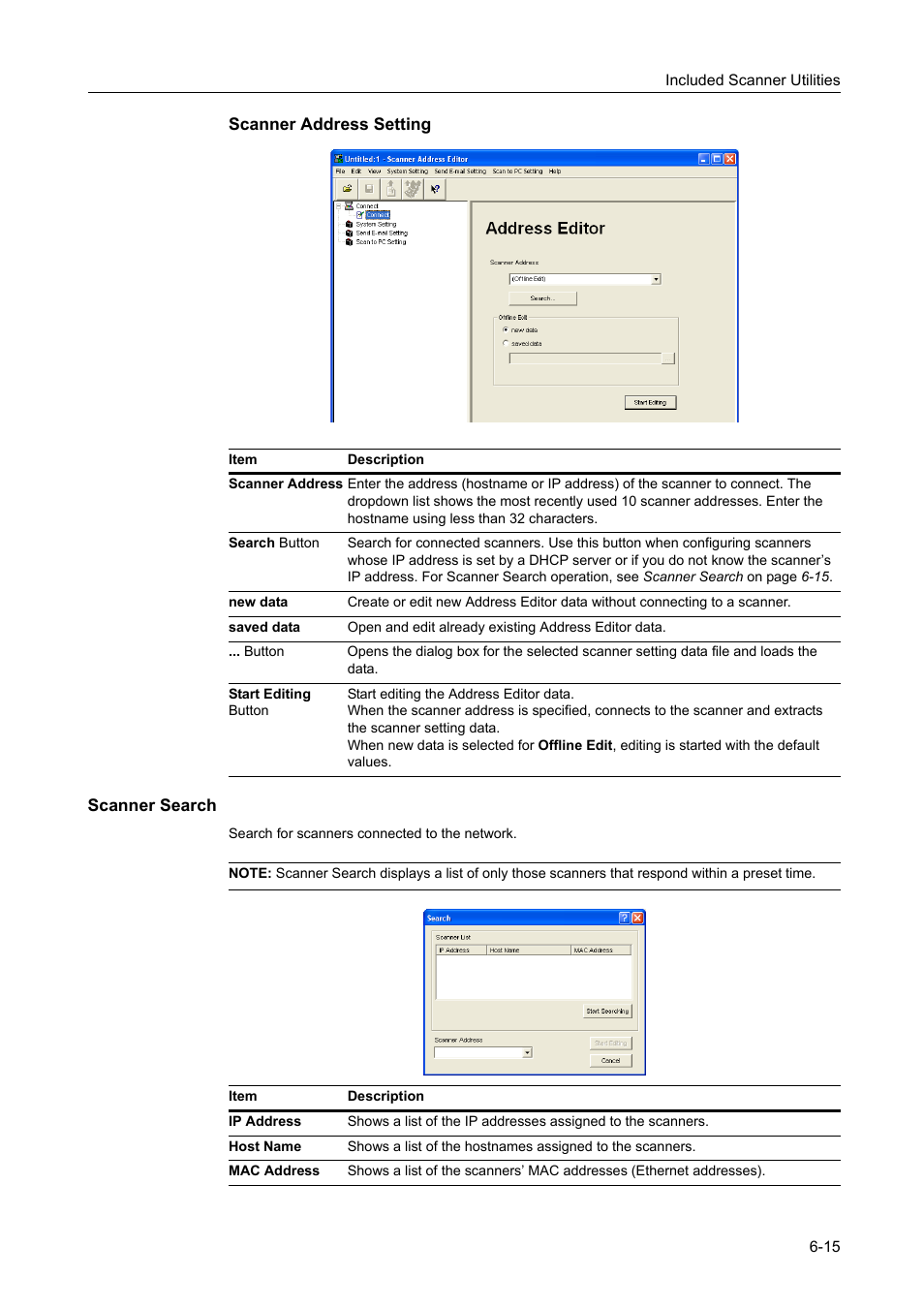 Scanner search | TA Triumph-Adler DCC 2520 User Manual | Page 207 / 378