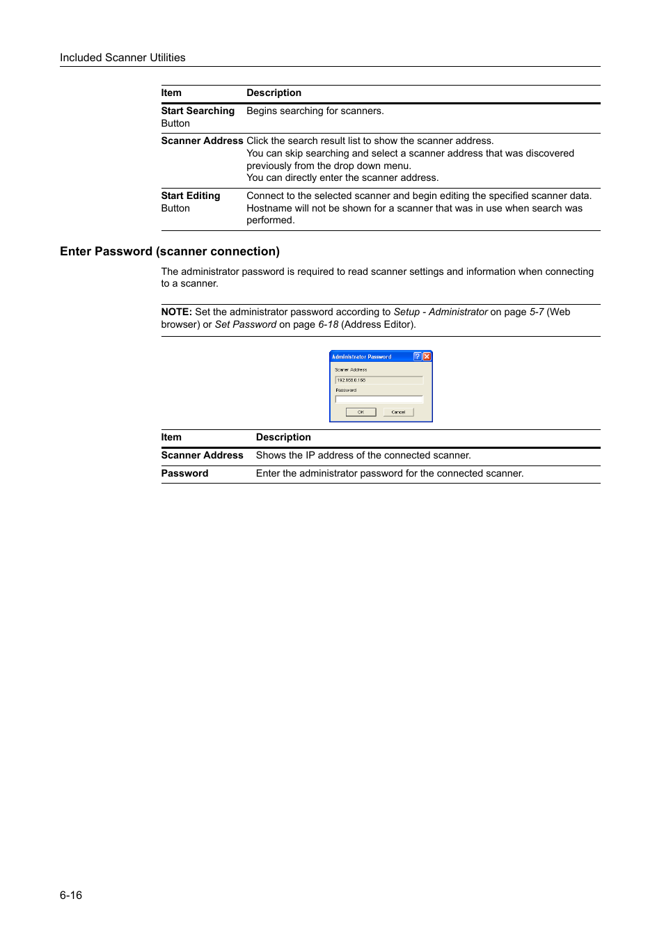 Enter password (scanner connection) | TA Triumph-Adler DCC 2520 User Manual | Page 208 / 378