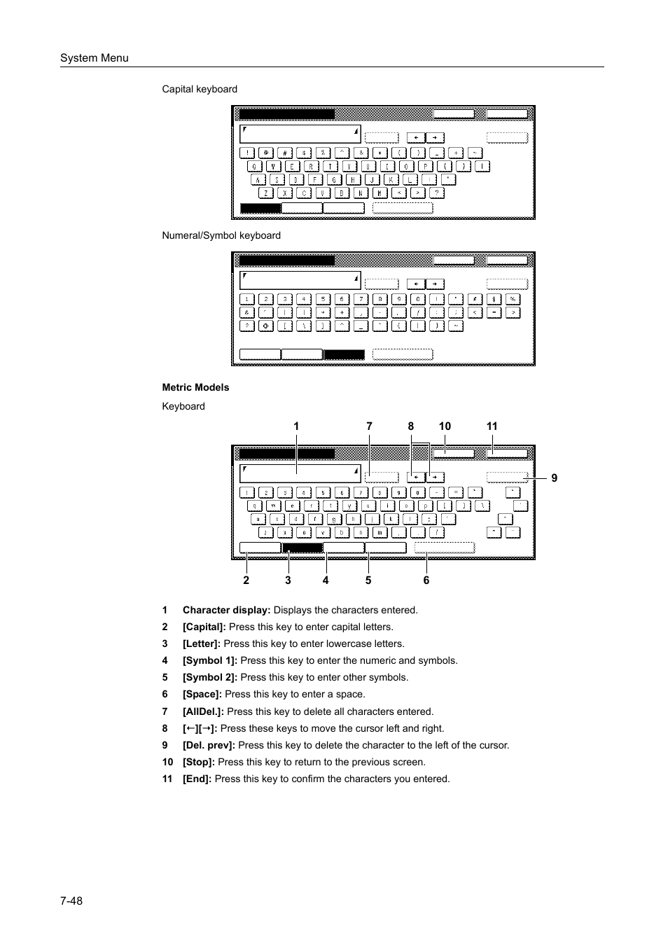System menu 7-48 | TA Triumph-Adler DCC 2520 User Manual | Page 296 / 378