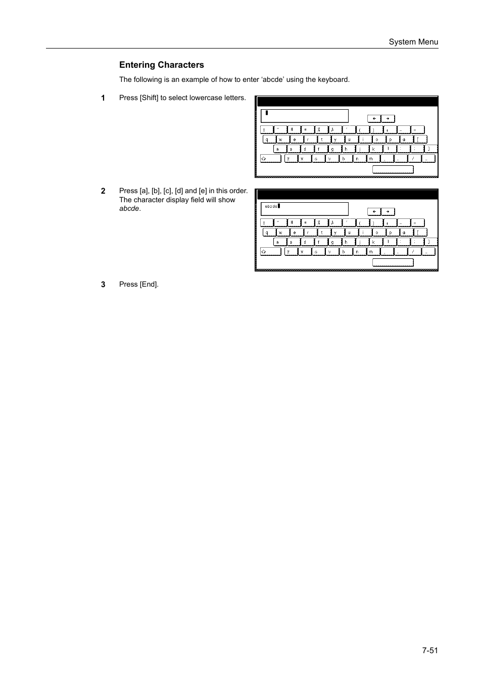 Entering characters | TA Triumph-Adler DCC 2520 User Manual | Page 299 / 378