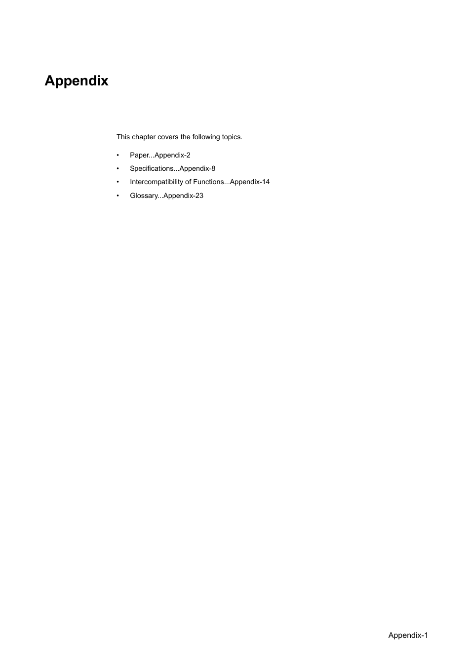 Appendix | TA Triumph-Adler DCC 2520 User Manual | Page 345 / 378