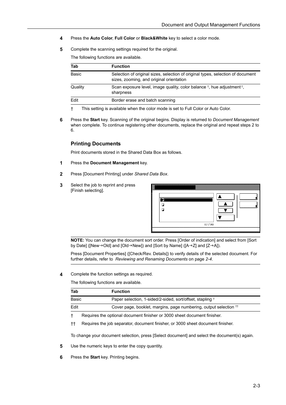 Printing documents | TA Triumph-Adler DCC 2520 User Manual | Page 85 / 378