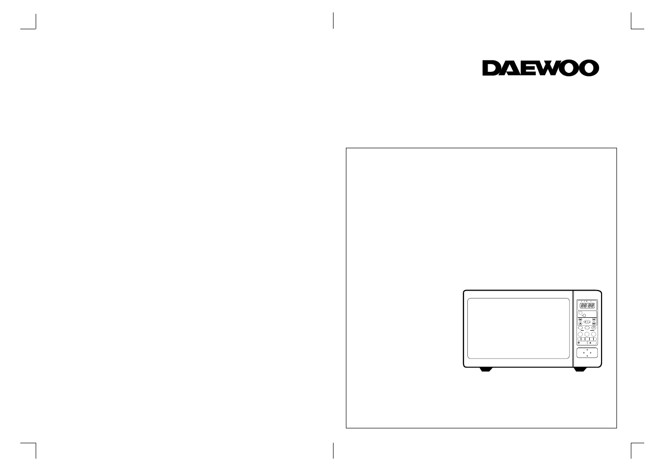 Daewoo KOR-810P User Manual | 11 pages