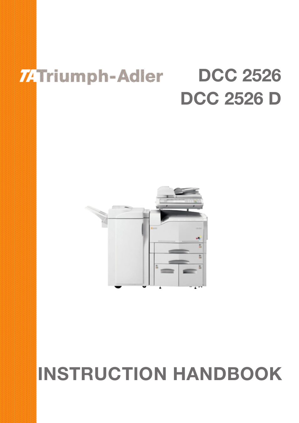 TA Triumph-Adler DCC 2526 User Manual | 311 pages