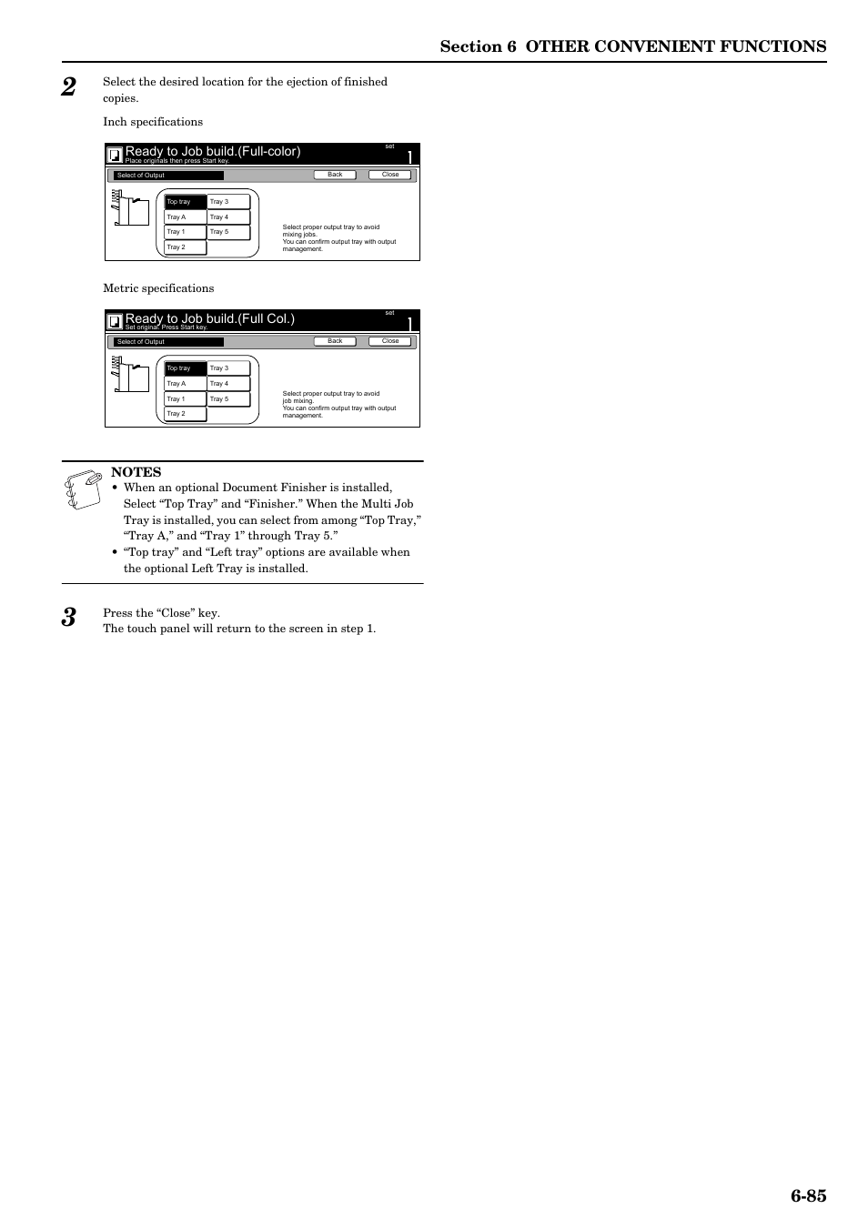 Ready to job build.(full-color), Ready to job build.(full col.) | TA Triumph-Adler DCC 2526 User Manual | Page 133 / 311