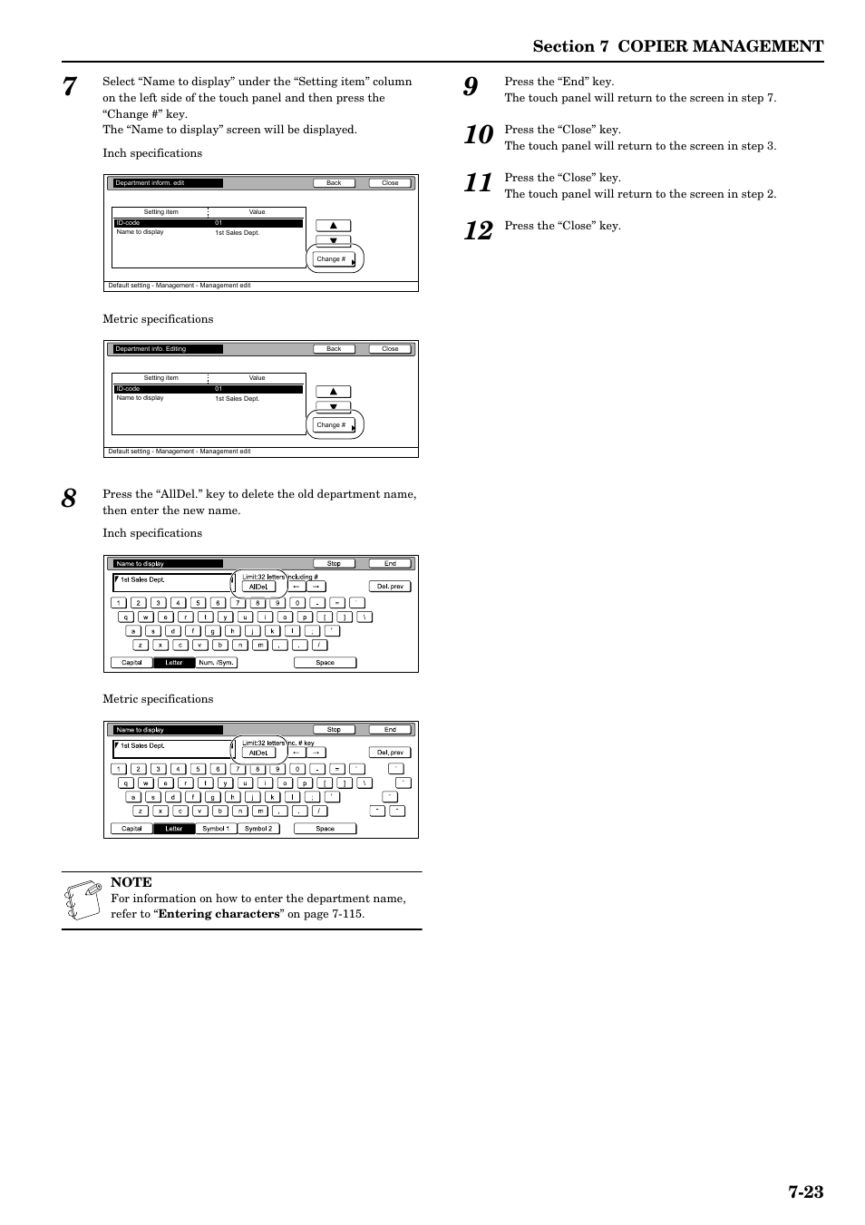 TA Triumph-Adler DCC 2526 User Manual | Page 159 / 311