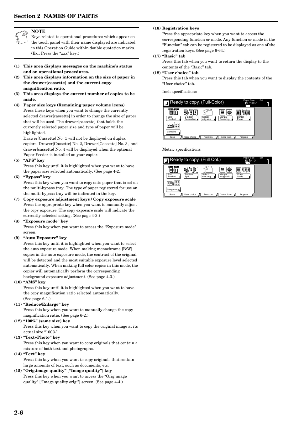 Ready to copy. (full-color), Ready to copy. (full col.) | TA Triumph-Adler DCC 2526 User Manual | Page 26 / 311