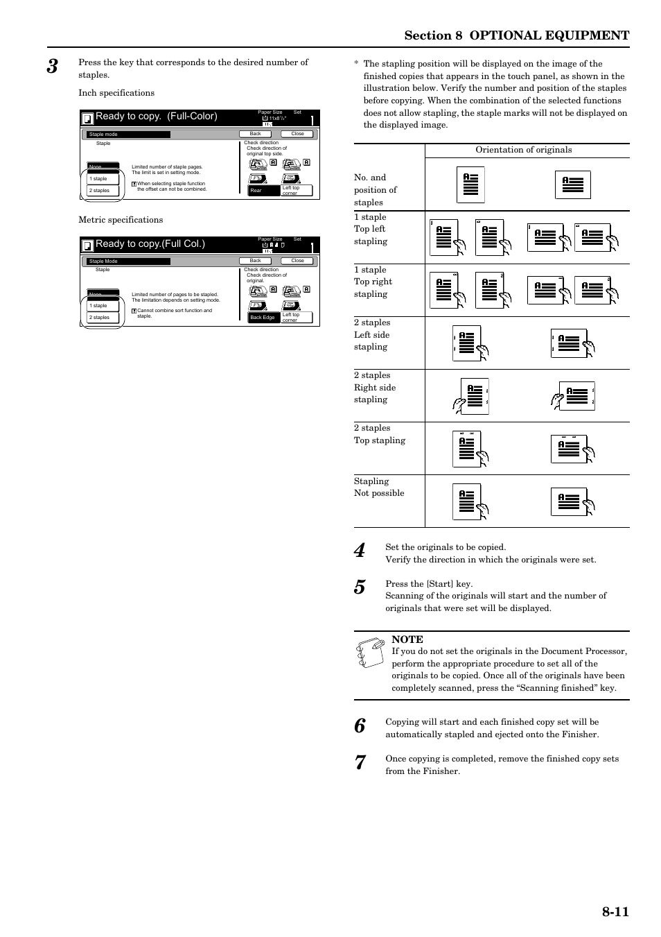 Ready to copy. (full-color), Ready to copy.(full col.) | TA Triumph-Adler DCC 2526 User Manual | Page 265 / 311