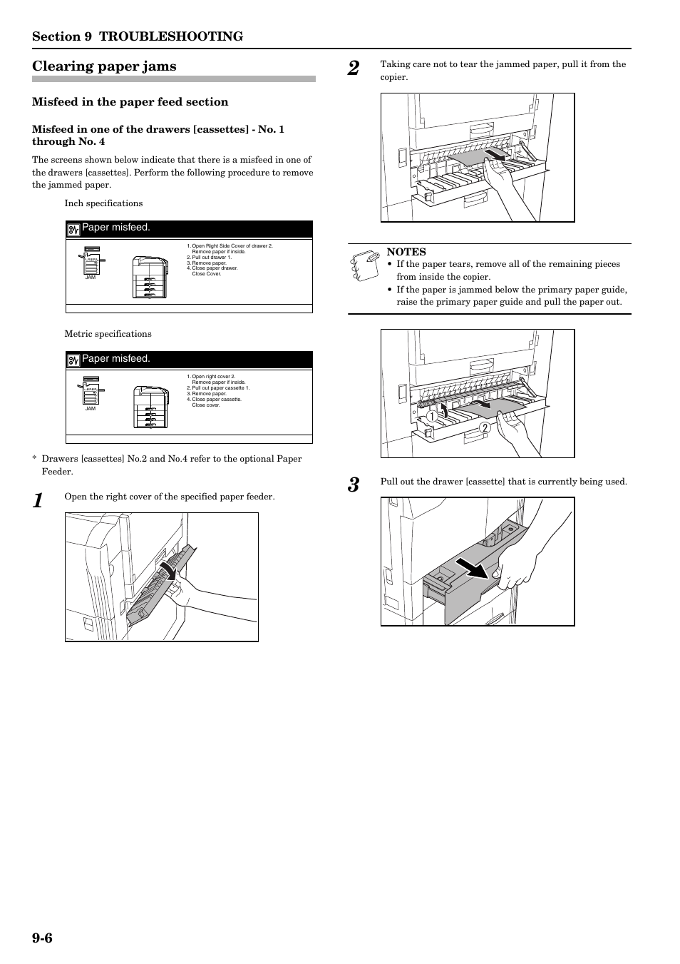 Clearing paper jams, Clearing paper jams -6, 6 clearing paper jams | TA Triumph-Adler DCC 2526 User Manual | Page 276 / 311