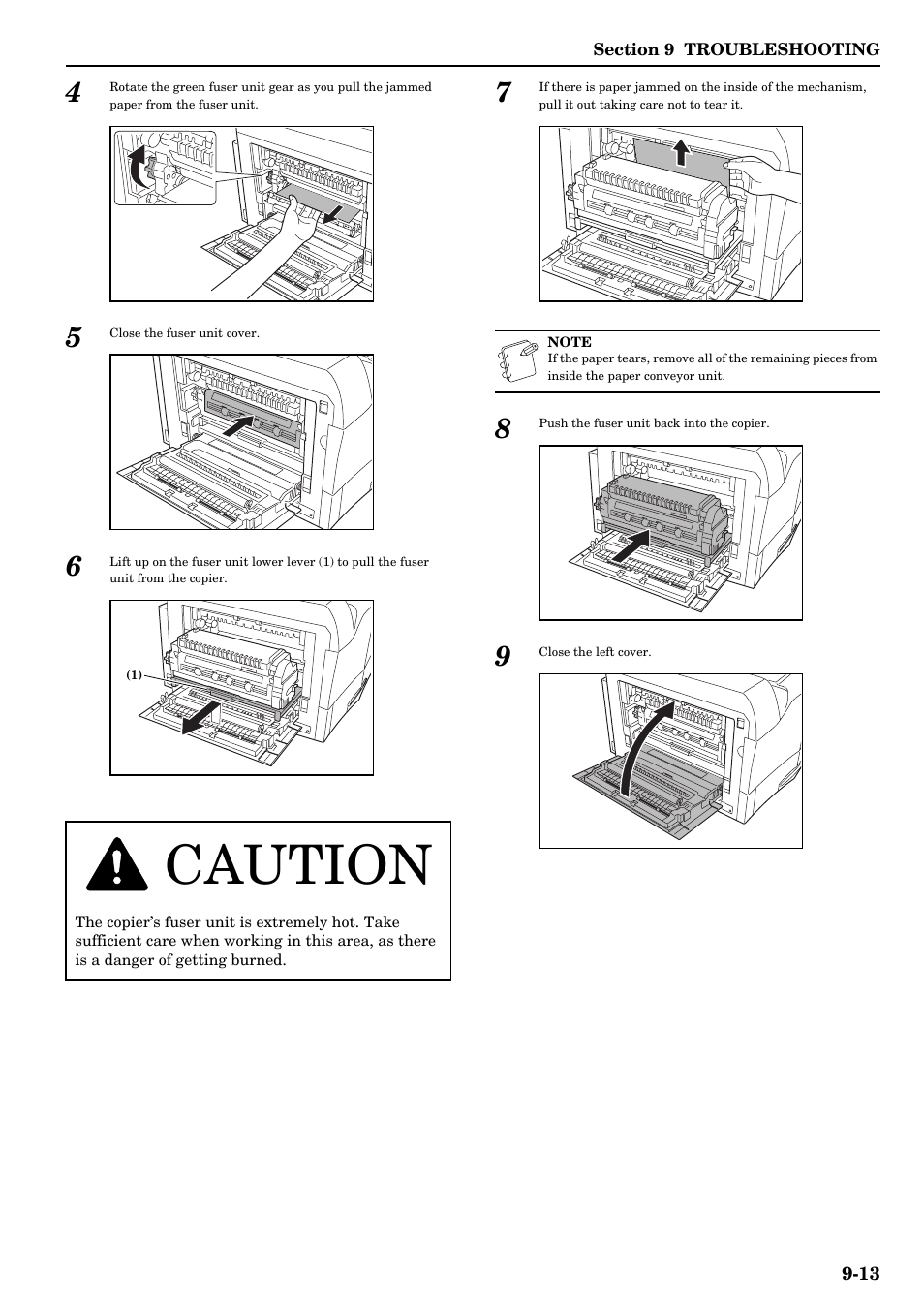 Caution | TA Triumph-Adler DCC 2526 User Manual | Page 283 / 311