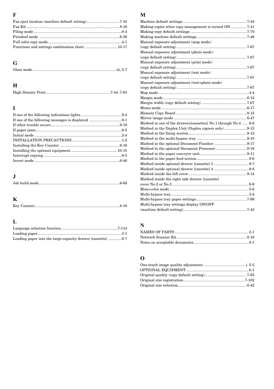 TA Triumph-Adler DCC 2526 User Manual | Page 310 / 311