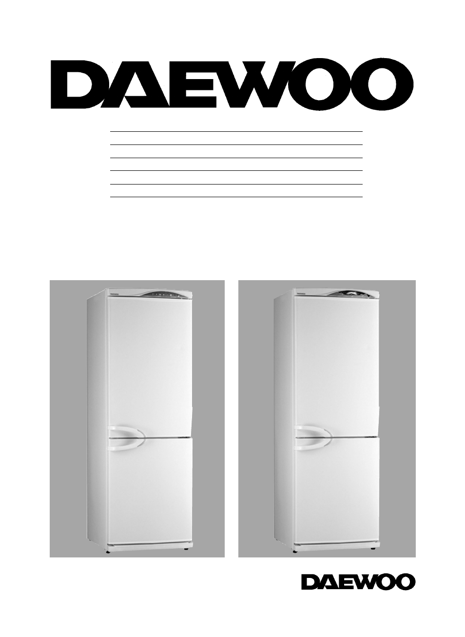 Daewoo ERF-36.A User Manual | 64 pages