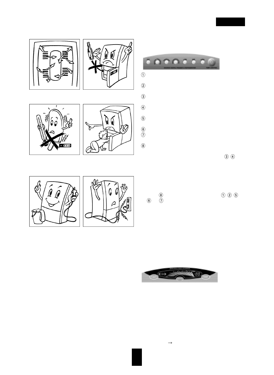 English | Daewoo ERF-36.A User Manual | Page 7 / 64